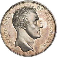 Medal - George III English Army Enters Paris, silver