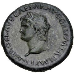 Sestertius - Nero DECVRSIO S C
