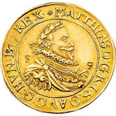 5 Ducats - Matthias II Vienna