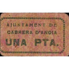 1 Peseta Cabrera d`Anoia
