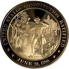 Medal - History of the United States United States Constitution Ratified