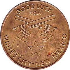 Game Token - White`s City - New Mexico