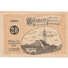 20 Heller Bubendorf, Meilersdorf, Wolfsbach
