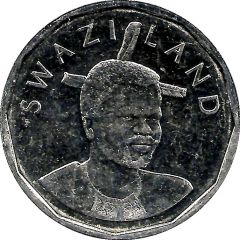 50 Cents - Mswati III 2nd portrait, magnetic