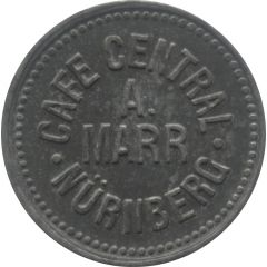 5 Pfennig - Nürnberg Cafe Central A. Marr