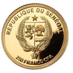 250 Francs CFA Hippopotamus